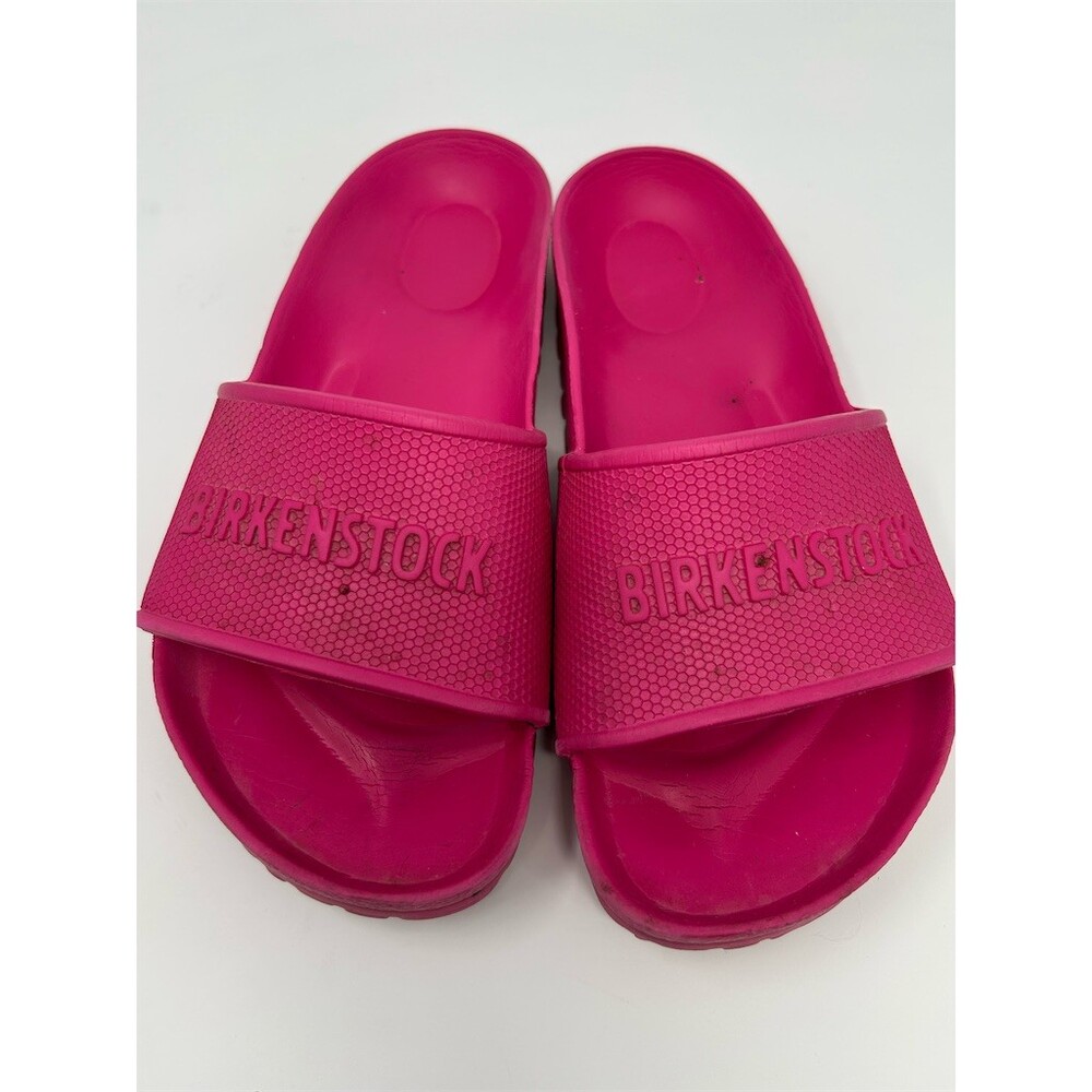 Birkenstock Barbados Slide Sandals Unisex Pink Pool Beach Summer Size 37 - Picture 5 of 11